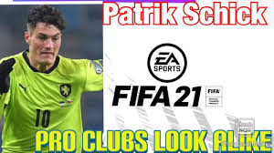 Patrik schick (born 24 january 1996) is a czech professional footballer who plays as a forward for bundesliga club bayer leverkusen and the czech republic national team. Patrik Schick Fifa 21 Pro Clubs Look Alike Youtube