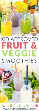 4 Fruit And Veggie Smoothie Combinations My Kids Will Drink Veggie Smoothies Smoothie Recipes For Kids Picky Eaters Kids