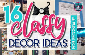 Classroom décor, classroom decorations, classroom decorating ideas, teacher decorations. 16 Classy Decor Ideas For Your Secondary Classroom Reading And Writing Haven