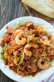 Spaghetti Squash Jambalaya Spicy Southern Kitchen Recipe Squash Recipes Spaghetti Squash Chicken Crockpot Recipes Healthy