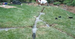 Checking that you have the proper drainage for your yard is more than simply checking that the downspouts aren't clogged. Lawn Drainage Contractor Raleigh Wilmington Barefoot Lawn Care