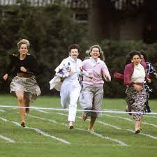 princess diana running in the mothers race at prince harry s school sports day princess diana pictures princess diana princess diana rare