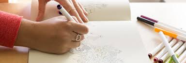 Color in this picture of fingers with nail polish and share it with others today! Coloring Books For Adults