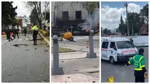 Por su parte, el noticiero muestra imágenes y un mapa que revela cual habría sido el recorrido que el carro hizo dentro de la escuela. Atentado En Colombia Las Imagenes Tras La Explosion De Un Coche Bomba En Bogota Rpp Noticias