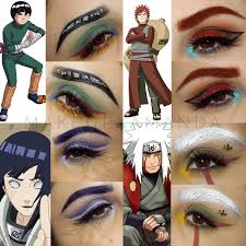 Best Of Naruto Makeup Palette And View In 2020 Anime Makeup Makeup Cosplay Makeup