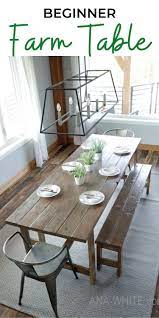 Our step by step plans with diagrams make it easy. Beginner Farm Table 2 Tools 50 Lumber Ana White