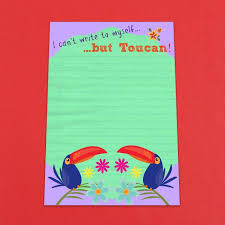We will write what you need. I Can T Write To Myself But Toucan Letter Writing Paper Lettuce Write
