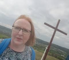 Here are some pictures of our Walking Church. Each month we pick a theme,  and July was 'consider the flowers of the field'. We walked around the  village and picked some flowers