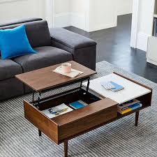 Mid Century Pop Up Storage Coffee Table In 2020 Coffee Table Coffee Table With Storage Luxury Furniture