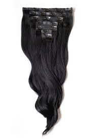 Shop clip in hair extensions, wefted hair bundles & wigs. Jet Black Elegant 20 Seamless Clip In Human Hair Extensions 160g Foxy Locks