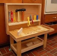 Kids need workspace ergonomics, too. Children S Workbench Kids Workbench Diy For Kids Diy Kids Toys