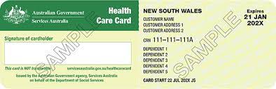 This group number identifies the specific benefits associated you your employer's plan. Health Care Card Services Australia