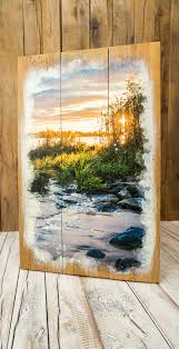 Bist Du Bereit Fur Etwas Originelles Mit Den Unikaten Auf Altholzdielen Aus Eichenholz Harmonische Felder Im Raum Erzeugen Mehr Ideen Pallet Painting Painting