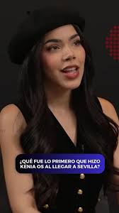 Our girl #KeniaOs has arrived a los #LatinGRAMMY 🔥 Esto fue lo primero que  hizo al llegar a #Sevilla 🙌