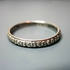 Mens Vintage Art Deco Wedding Band Ring Uncas Sterling Etsy Antique Wedding Bands Cool Wedding Rings Art Deco Wedding Band