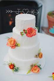 Southwestern San Clemente Wedding Ruffled Elegant Wedding Cake Toppers Wedding Cake Toppers Unique Floral Wedding Cakes