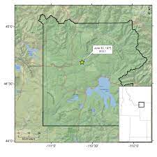 Yellowstone National Park Boundaries 1975 – Yellowstone National Park, Wy – M 6.1 | U Of U Seismograph Stations