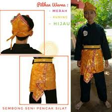 Pencak silat adalah suatu cara beladiri. Sembong Seni Kostum Seni Pencak Silat Ipsi Shopee Indonesia