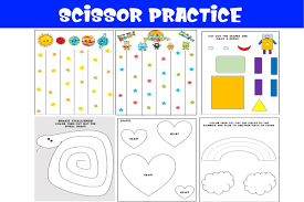 Check spelling or type a new query. 25 Fun Scissor Cutting Practice Sheets Graphic By Ash S Designs Creative Fabrica