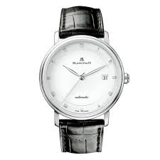 One of them is located in le locle, just north of lake neuchâtel, in the canton of the same name; Blancpain Villeret Ultra Slim White Dial Grey Strap Watch At O R Leeds