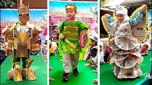 Maybe you would like to learn more about one of these? Fashion Show Baju Daur Ulang Saat Pentas Anak Tk Kids Recycled Costumes Fashion Show Youtube