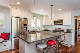 Jul 13, 2020 · one of the boldest kitchen island ideas on this list, this red stunner makes a major statement, and fits right in with the red lacquer on the kitchen cabinets. L Shaped Kitchen Triangle With Island Kitchen Island Lighting Ideas Pinterest Kitchenislandideas Dolaplar