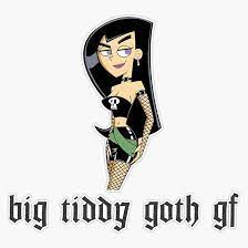 Big goth tiddies
