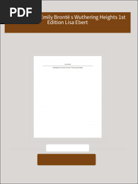 Download Full Ambiguity in Emily Brontë s Wuthering Heights 1st Edition  Lisa Ebert PDF All Chapters