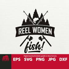 Download Reel Women Fish Svg Real Women Fish Fishing Svg Fisherwoman Etsy Fishing Svg Fishing Women Clip Art
