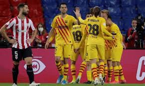 Bonjour à vous, fans du fc barcelone aussi connu sous le nom de barça. Coupe Du Roi Le Fc Barcelone Etrille Bilbao Et Remporte Son Premier Trophee De La Saison