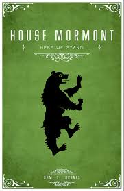 Collection Of A Game Of Thrones House Poster Art Game Of Thrones Houses Game Of Thrones Poster Mormont Game Of Thrones