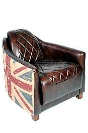 Buy The Furniture Republic Union Jack Chair 2170 Online At Best Price Single Seater Sofa Furniture Leather Sofa Chair