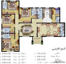 خرائط بيوت وفيلات دور واحد Arab Arch