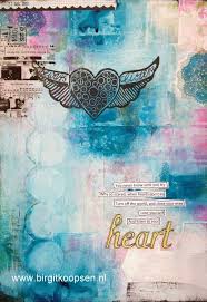 Always Listen Art Journal Page With Hand Carved Stamp Art Journal Pages Art Journal Inspiration Art