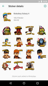 Stiker wa nopal kocak abis app ranking and store data app annie. Sticker Boboiboy Terbaru Wastickerapps For Android Apk Download