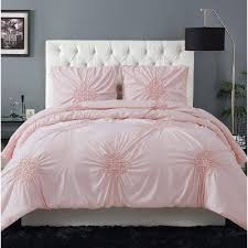 This stylish designer bedding set uses a multicolor unicorn themed print. Blush Pink Comforter Set Target