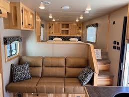 2 BEDROOM STOCK COMBO WITH BUNK BEDS! 😍 Add in the 15' living quarters,  sofa in slide-out, & mid-tack, & you get all you need for family life