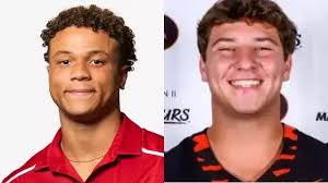 Who are the former high school athletes from South Tulsa area competing  during the week of Monday, Oct. 6?