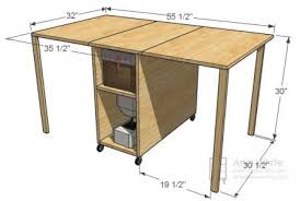 A Sewing Table For Small Spaces Sewing Table Diy Sewing Table Small Space Diy