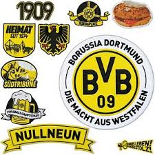 Borussia dortmund logo dxf free vector images download original royalty free clip art and rajasthan royals vector logo. Aufnaher Borussia Dortmund Bvb Logo Sudtribune Stadtwappen Nullneun Heimat Stolz Ebay
