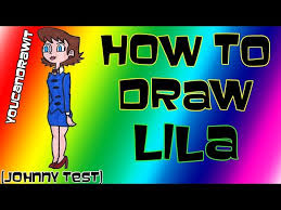 How To Draw Lila from Johnny Test ✎ YouCanDrawIt ツ 1080p HD - YouTube