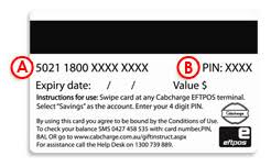 I usually go with the last 4 digits of the gift card you are working with, but any 4 digit pin will work. Cabcharge Taxi Cab Charge Card Providers