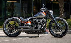 Customized Harley-Davidson Fat Boy motorcycles by Thunderbike