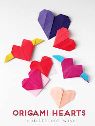 If you want a big heart, then use a big paper. Easy Origami Hearts Three Different Ways Gathering Beauty