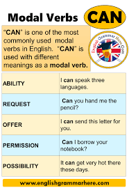 Maybe you would like to learn more about one of these? Modal Verbs Can How To Use Modal Verbs In English English Grammar Here