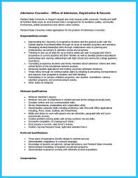 awesome outstanding counseling resume