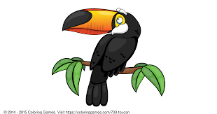 Suitable as a companion for journeys. Toucan Coloring Games And Coloring Pages