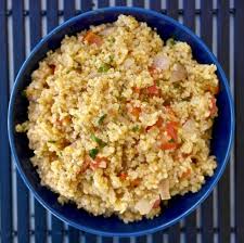 Warm Bulgur Wheat With Tomato And Peppers Recipe Bulgur Wheat Recipes Wheat Recipes Bulgur Recipes