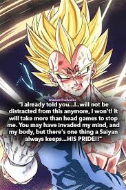 Top 31 best badass inspirational vegeta quotes from dragon ball z/super that will grant you strength and pride. 15 Best Vegeta Quotes Inspring Savage Funny 2019 Qta Anime Dragon Ball Goku Anime Dragon Ball Super Dragon Ball Super Art