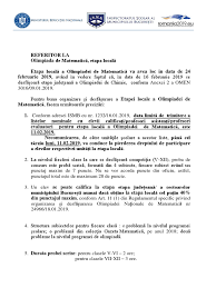 See more of olimpiada națională de fizică 2019 on facebook. Anunt Revenire Olimpiada Matematica Pt Site